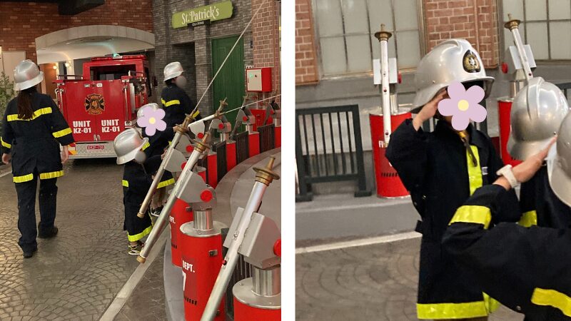 キッザニア福岡　消防士