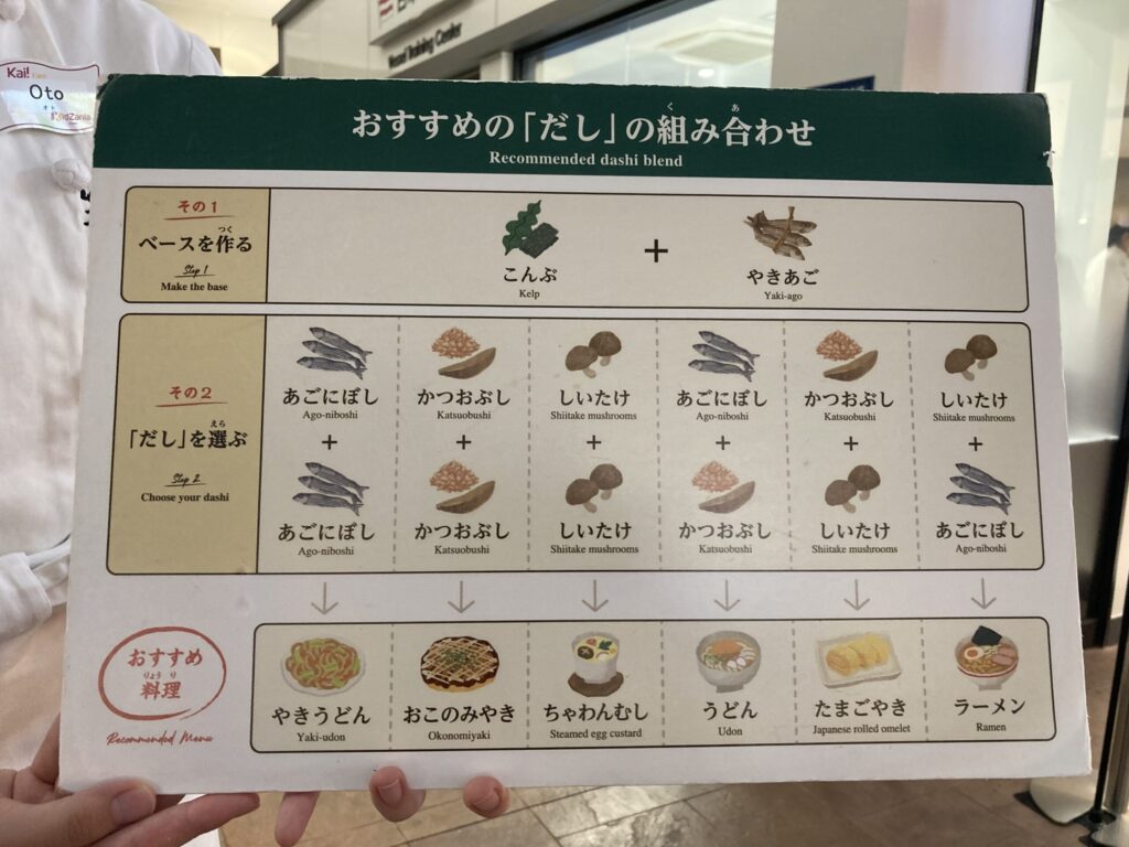 キッザニア福岡　茅乃舎
だし職人